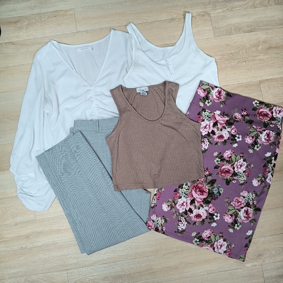 Club Monaco Pants - 5 Piece Lot Bundle Coquette Light Academia Tweed Soft Girl Cottagecore Sz S 6